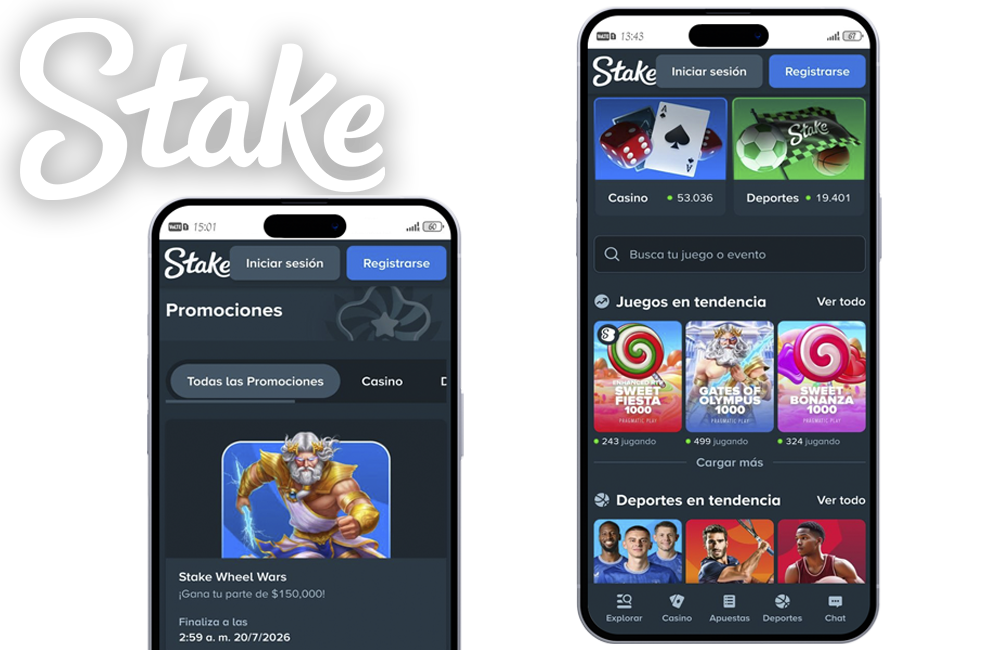 Stake App móvil 