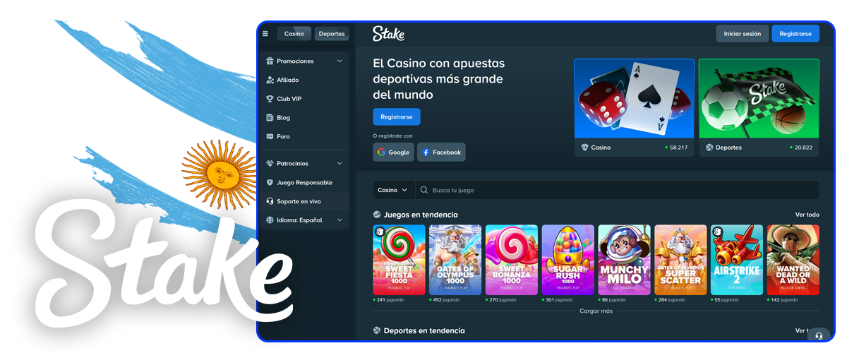 Apuestas Cripto y Casino Online in Stake Argentina